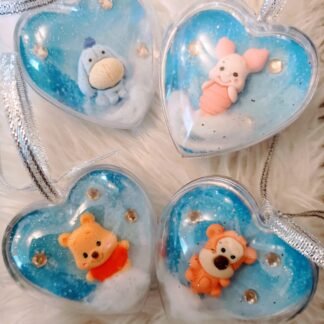 Heart shaped baubles
