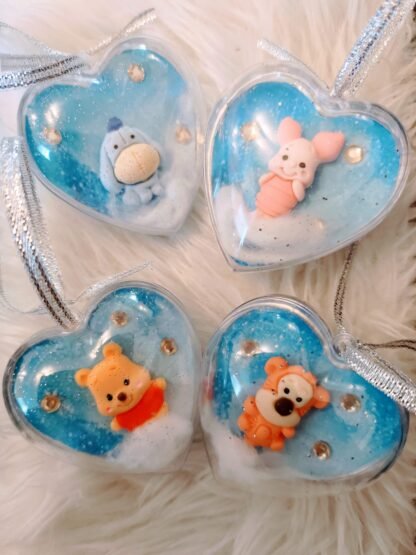 Heart shaped baubles