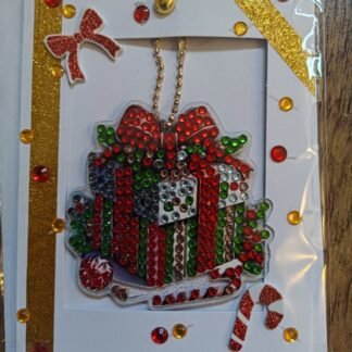 Present Keychain Christmas Card