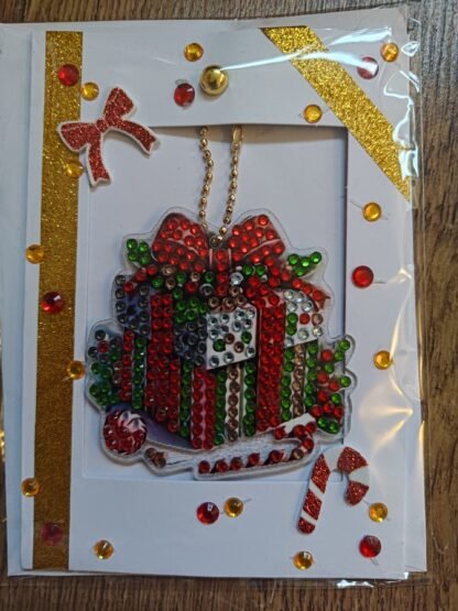 Present Keychain Christmas Card