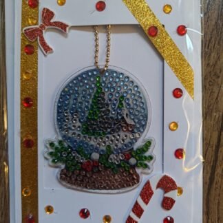 Snowglobe Keychain Christmas Card