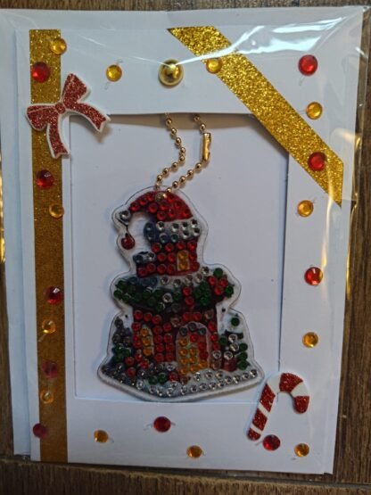 House Keychain Christmas Card