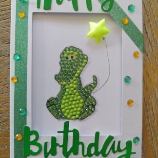 Crocodile birthday card